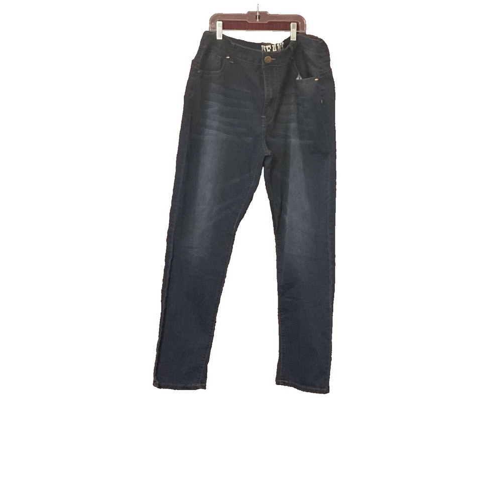 VIP Jeans Womens Size 23/24 Dark Wash Straight Taper Leg Classic‎